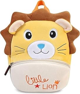Frantic Kids Velvet School Bag Plush Backpack Baby Girl Preschool Bags Ideal for Baby Boy & Girl Picnic Bags (2-5 Years)