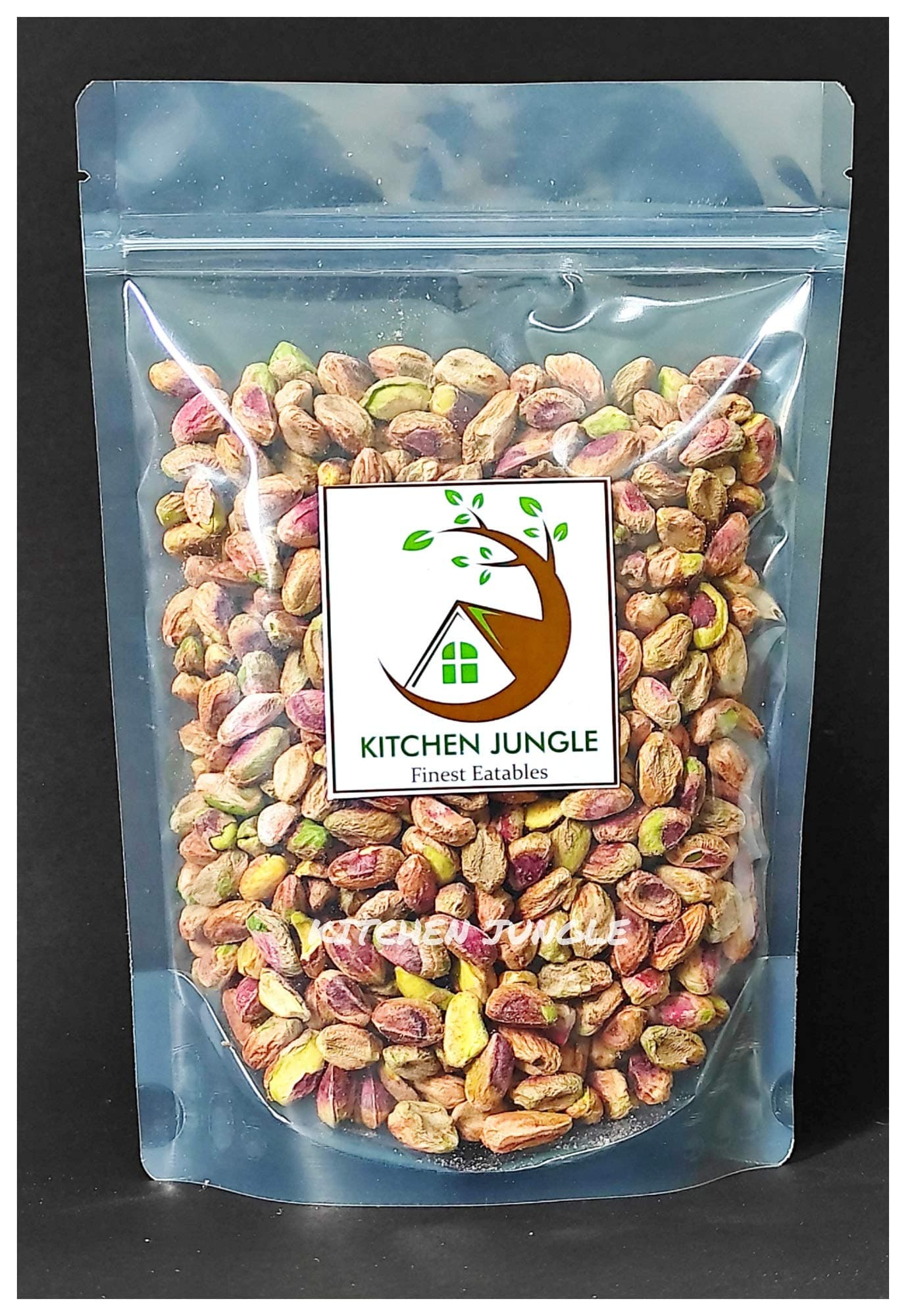 Kitchen Jungle Whole Pistachios Kernals Without Shell | Mota Pista | Bada Pista (200 Grams)