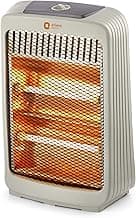 Orient Electric Stark Quartz Room Heater | 800 W Low Power Consumption | Tip-over Protection | 2 Heating Rods for Quick Heating | Cool Touch Body | 1 Year Warranty, White