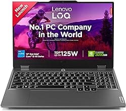 Lenovo LOQ 2024, 12th Gen Intel Core i5 12450HX, RTX 3050-6GB, 16GB RAM, 512GB SSD, FHD, 15.6"/39.6cm, 144Hz, Windows 11, Office 2024, Grey, 2.4Kg, 83GS00PJIN, 3 Mon. Game Pass, Gaming Laptop