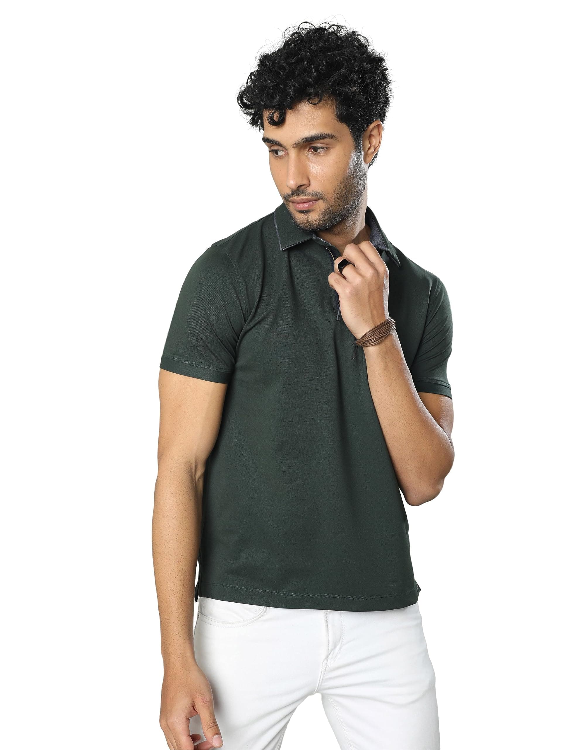 STELLERS Men's Premium Softberry Pique Polo T-Shirt | Feather Touch Feel |Regular Fit| Odour Resistant| Anti-Static| Wrinkle Free | Quick Dry | Stretchable | Lightweight | Sweat-Proof