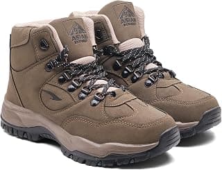 ASIAN Everest-25 Men's Trekking Shoes | High-Neck Hiking Boots | Water-Repellent Suede Synthetic | High Grip Sole | EVA Midsole Cushioning Comfort