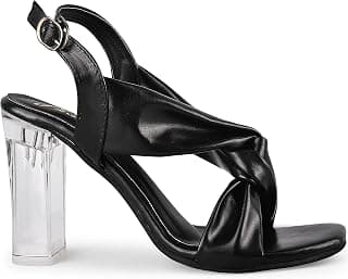 JM LOOKS Casual Heel Sandals Solid Comfortable Sole For Womens & Girls