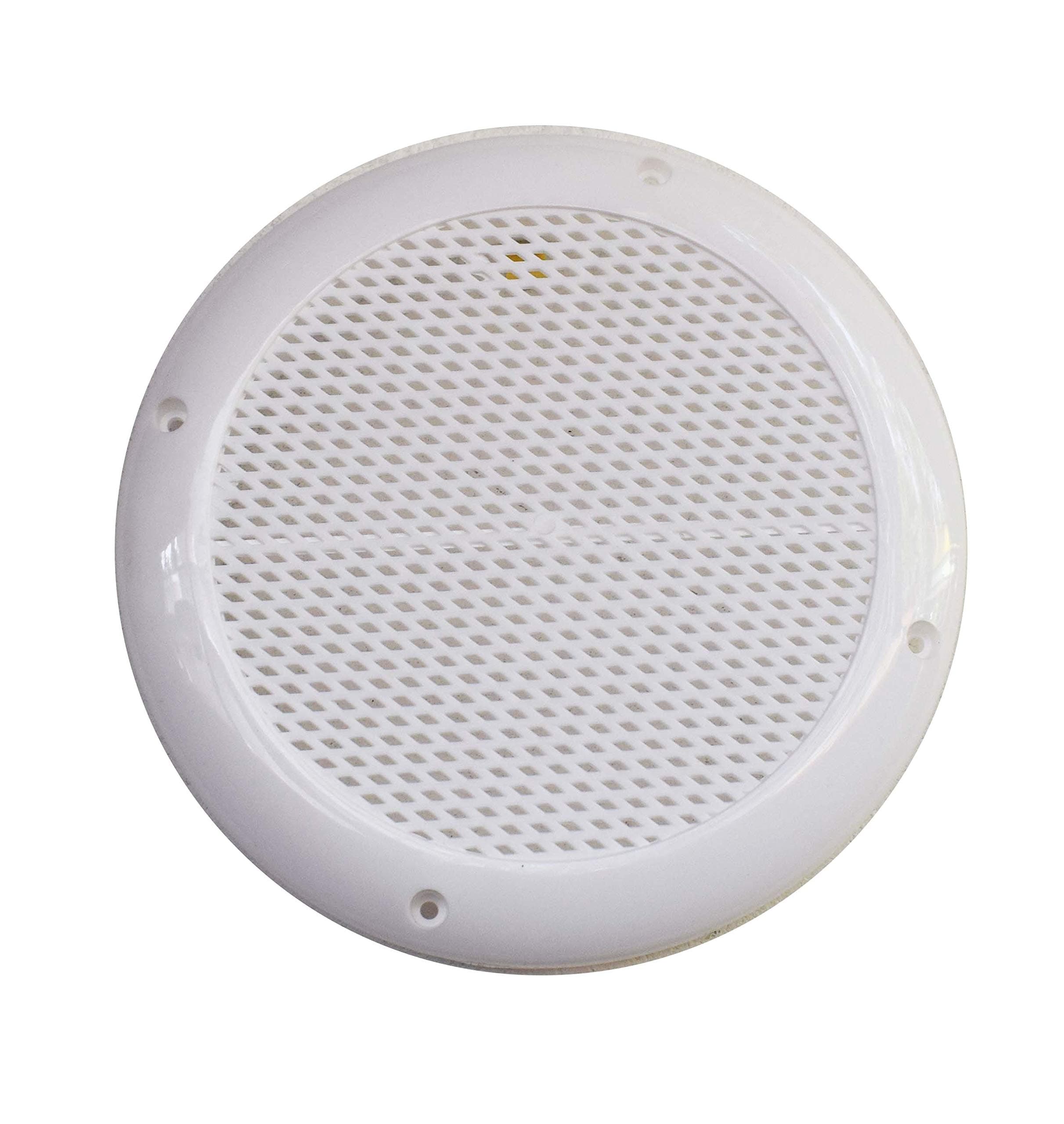 Myy Brand 6 Inch Round Wall Exhaust Fan Air Vent Chimney Vent Pipe Dust and Pest Controller Cover with Mosquito Net (White, Pack of 1)