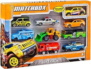 Matchbox Mattel Matchbox X7111 9-Car Gift Pack (Styles May Vary)|Multicolor, All