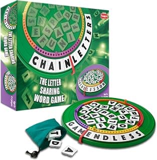 Funskool Games-Chain Letters,Educational & The Letter Sharing Word Game, For Kids, Adults & Family,2 - 4 Players,8 & Above