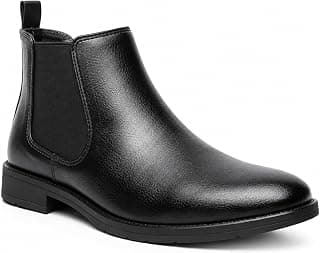 Men’s Ankle Chelsea Boots | Synthetic Upper, Durable Air Mix Gum Sole | Light Weight, Comfortable Fit | Soft Cushioned Slip-On Chelsea Shoes