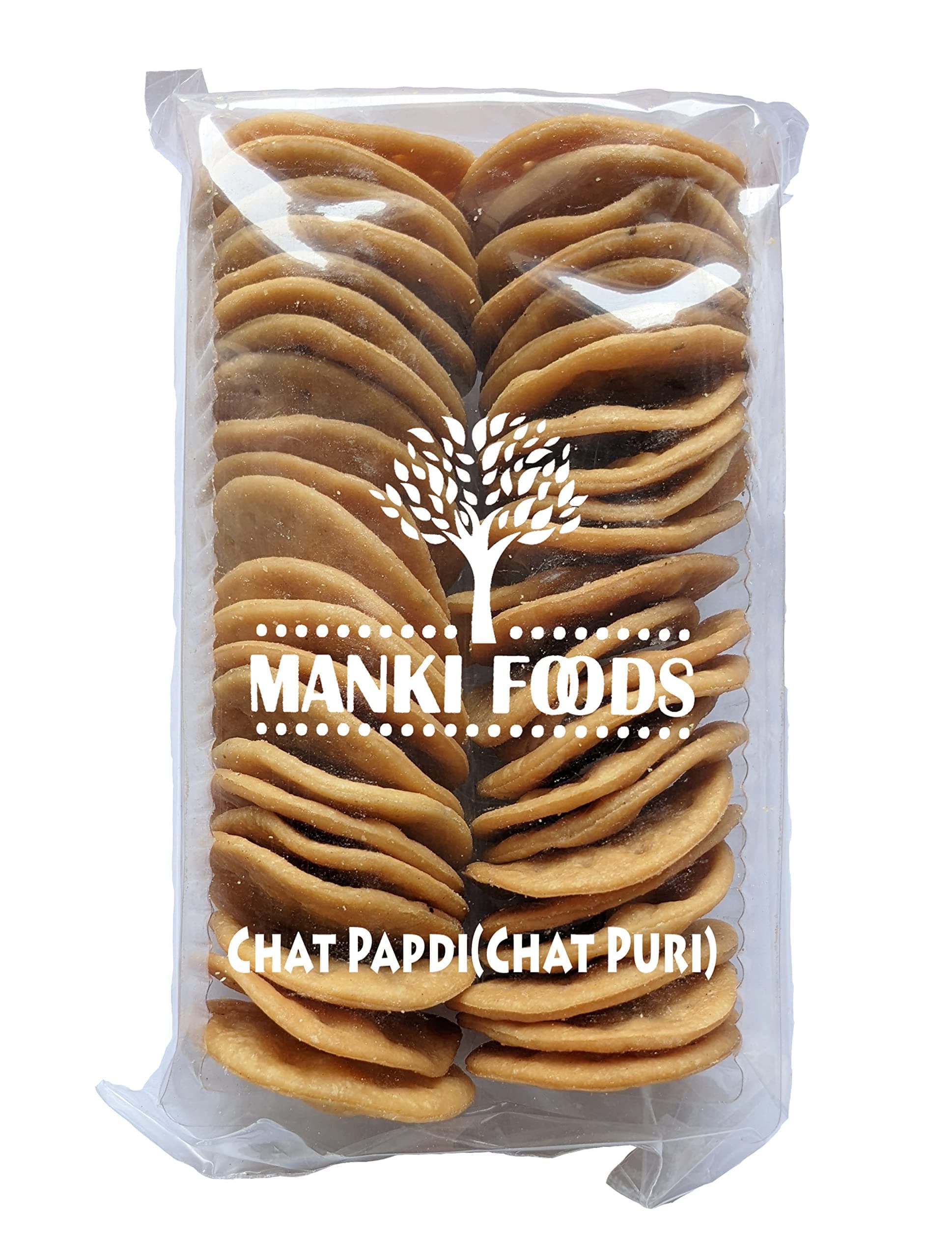 Maanki Chaat Papdi Bhel Puri/Chat Puri/Chat Papdi/Sev Puri(Papdi) 400 Grams (Pack of 200 g x 2)