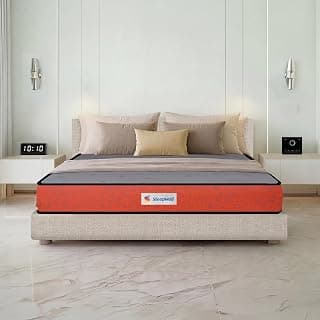 Sleepwell Dual Pro Mattress | King Size 72x70x6 Inch | Reversible Soft & Firm Dual Comfort - Flip Anytime | Orthopedic Support | Cool Yarn Fabric | Neem Fresche Anti-Microbial | 10 Yr Warranty
