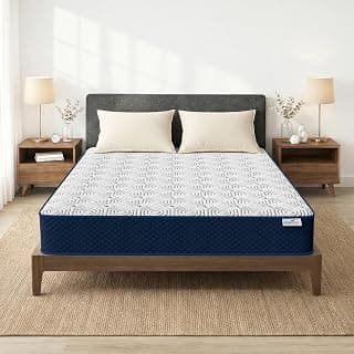 Double Size Mattress | Dual Comfort Mattress | Firm and Soft | Premium Knitted Viscose Fabric | 10 Years Warranty | 72x42x4 Inches