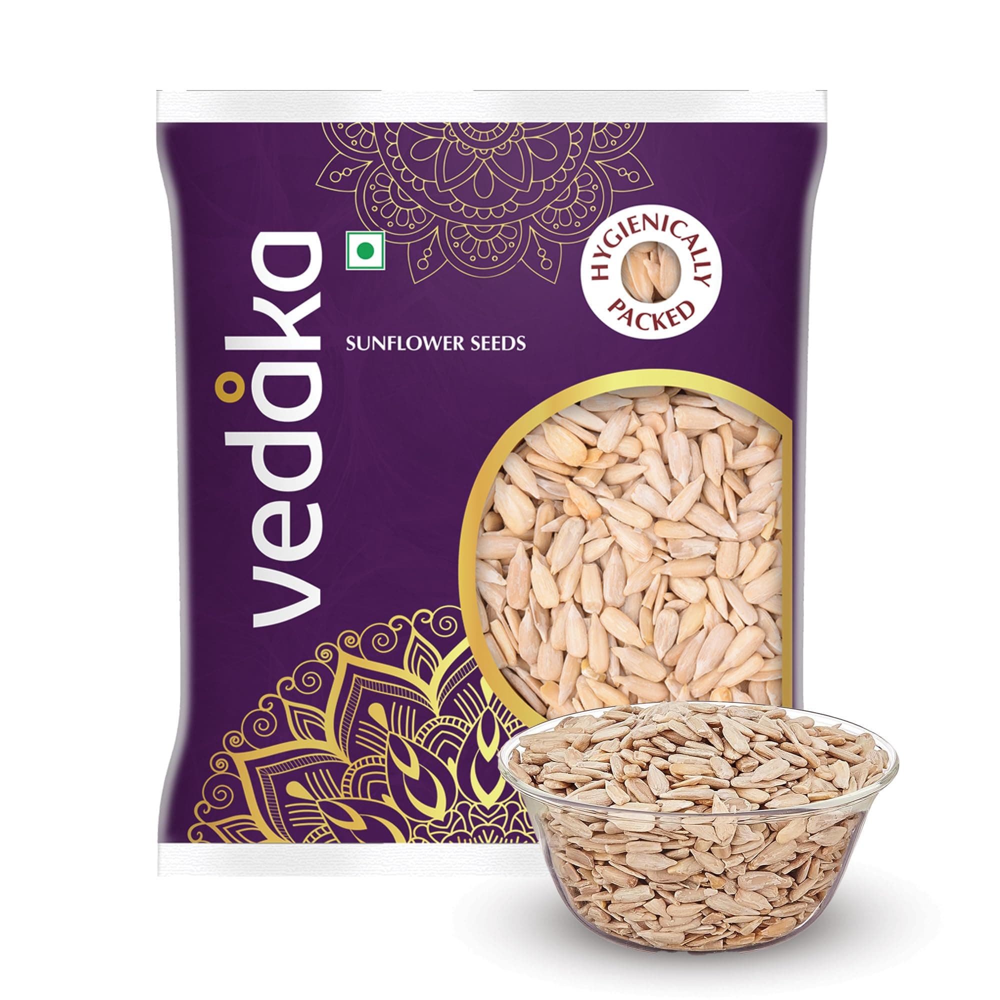 Amazon Brand - Vedaka Premium Sunflower Seeds | 500 G | Rich In Magnesium | Hygienically Packed