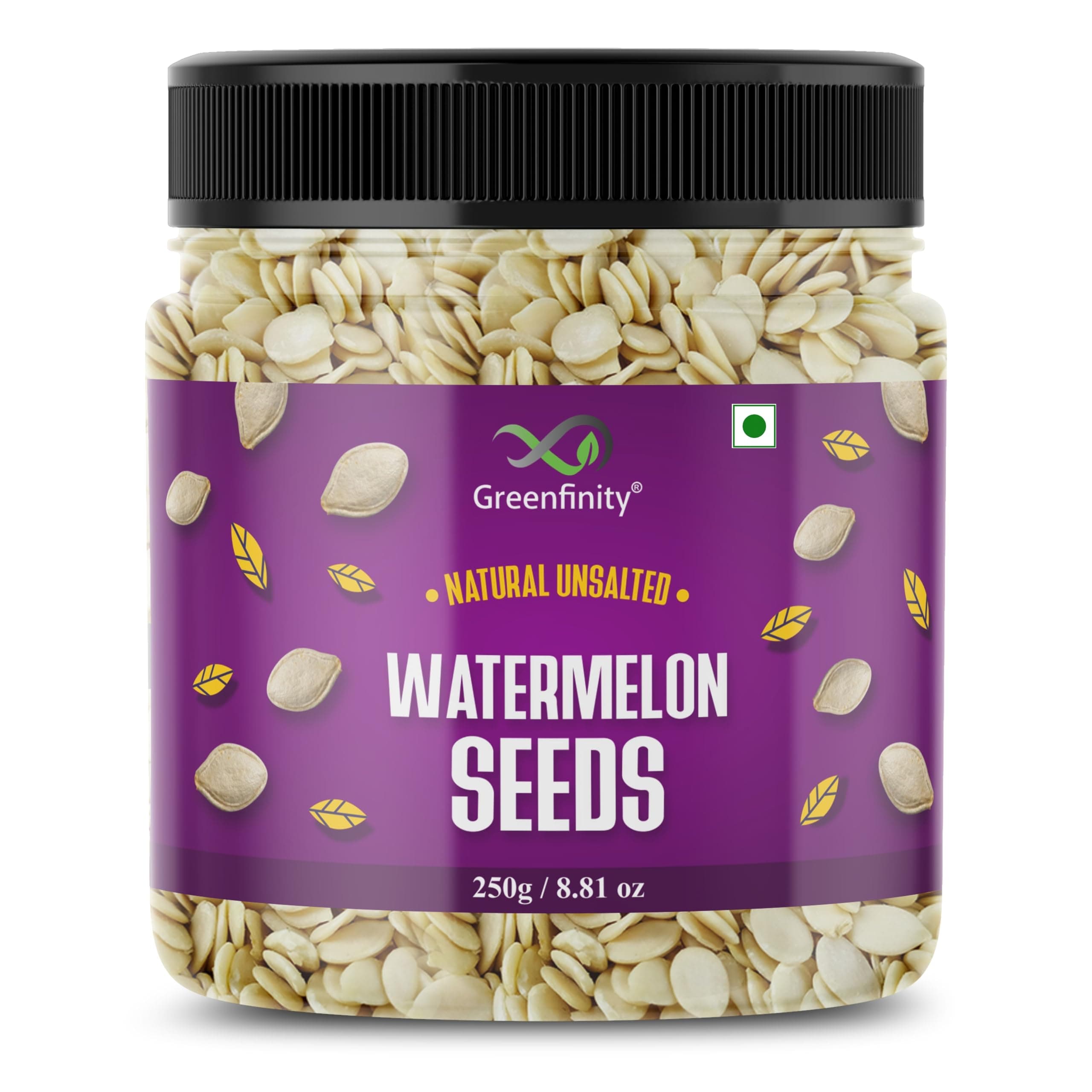 GreenFinity Watermelon Seeds Helps in Sugar Control & Provides Quick Energy, High in Protein, Potassium, Magnesium & Iron Magaj Beej - 250 g