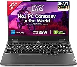 Lenovo LOQ 2024 12th Gen Core i5-12450HX | NVIDIA RTX 3050 6GB (16GB RAM/512GB SSD/15.6" (39.6cm)/Windows 11/Office Home 2024/100% sRGB/3 Mon. Game Pass/Grey/2.4Kg), 83GS00LNIN Gaming Laptop