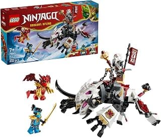 LEGO NINJAGO® Zilvar and Grimtak the Dragon Beast - Monster Toy with 3 Minifigures - 71863