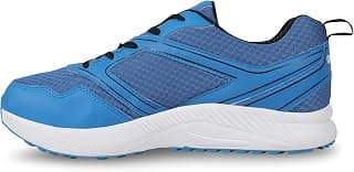 Aivin Comfort Running Shoes for Men, Rubber Sole with Synthetic Leather Upper and mesh for Sports Best Comfort, Ultra-Lightweight, Walking, Running, Gym & Sports Shoes (Blue)