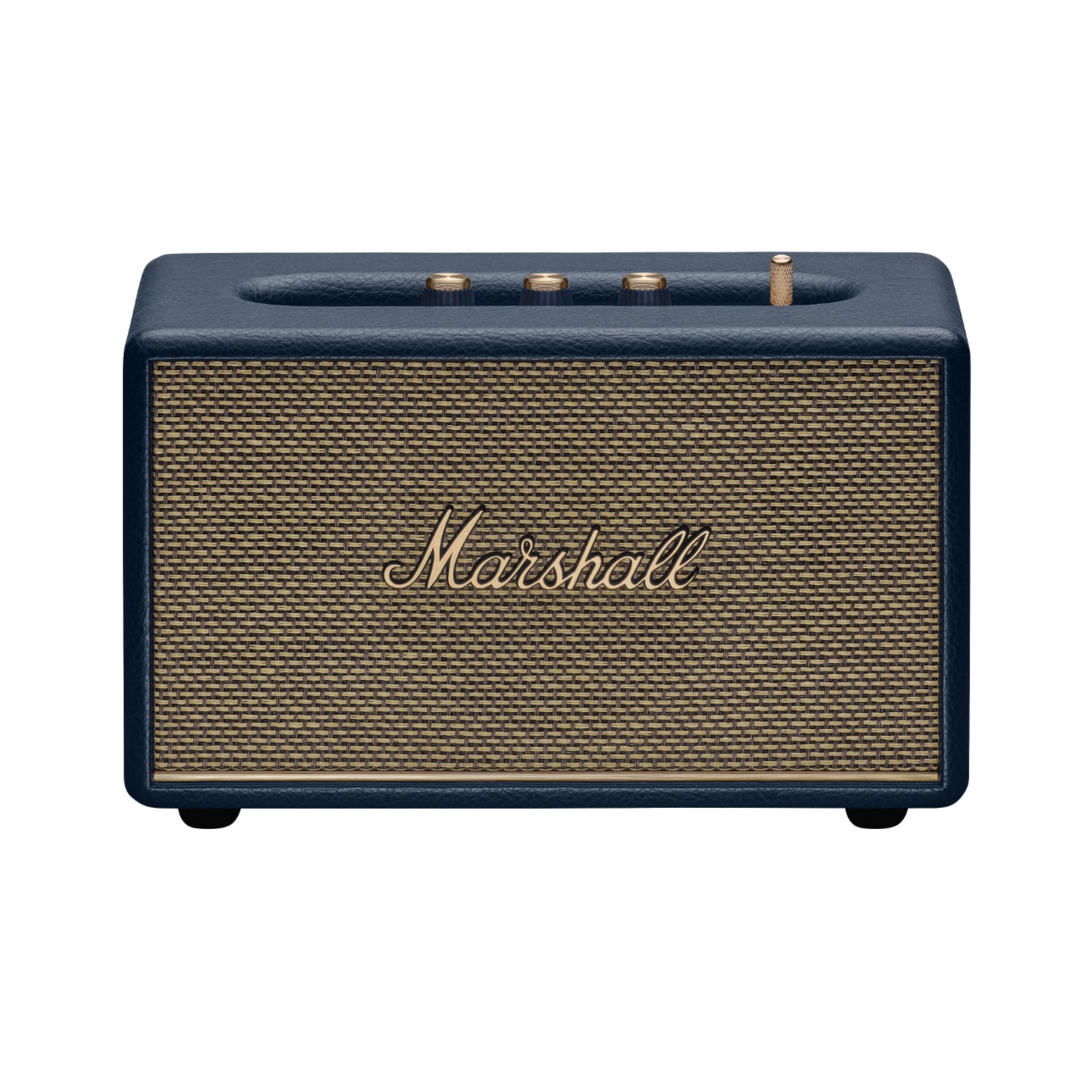 Marshall Acton III Wired Connectivity Stereo Home Speakers with Bluetooth 5.2 & RCA or 3.5mm Input – Midnight Blue