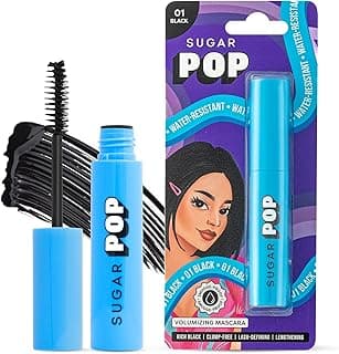 SUGAR POP Volumizing Mascara | Lash Defining | Smudge-proof | Water-resistant | 9ml - 01 Black