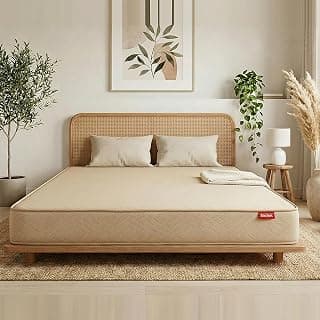Kurlon Dual Mattress | Queen Size 72x60x4 Inches | Medium Soft & Firm Dual Side Comfort | Strong High Resilience Core Support | Soft PU Foam Comfort Layer | 10 Years Warranty