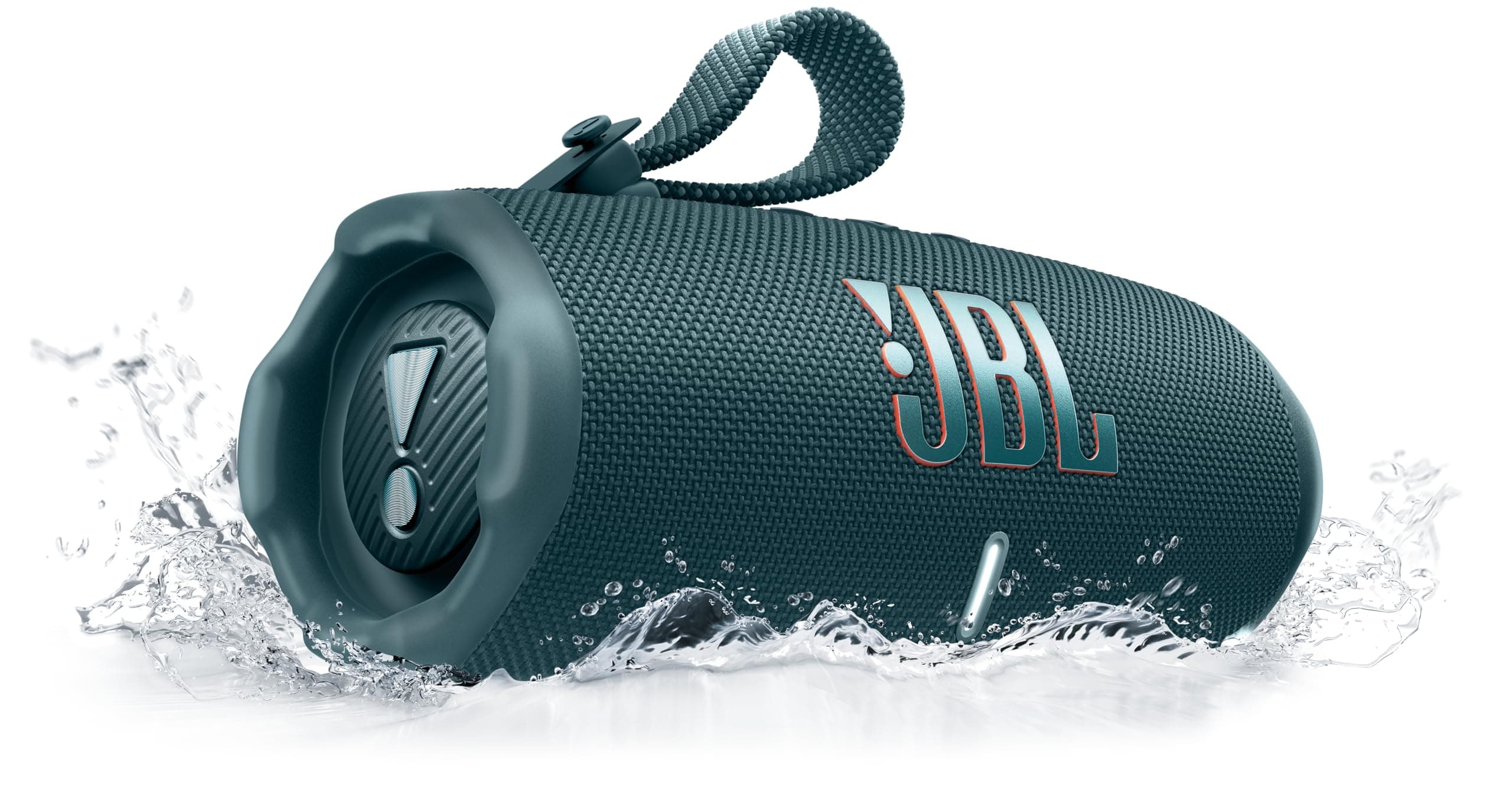 JBL Charge 6, Powerful Pro Sound with AI Sound Boost Wireless Portable Bluetooth Speaker,28 Hrs Playtime, Auracast Multi-Speaker Connection, Built in Power Bank, IP68 Waterproof & dustproof, Blue