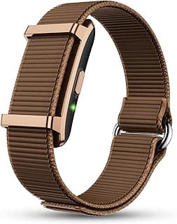 Pebble Pebble Qore 2 Smart Band Heart Rate | SpO2 | HRV | Body Temperature Monitoring | Sleep Tracker | 5ATM Water Resistant | Multiple Sports Modes | Premium Metal Body (Lunar Brown)