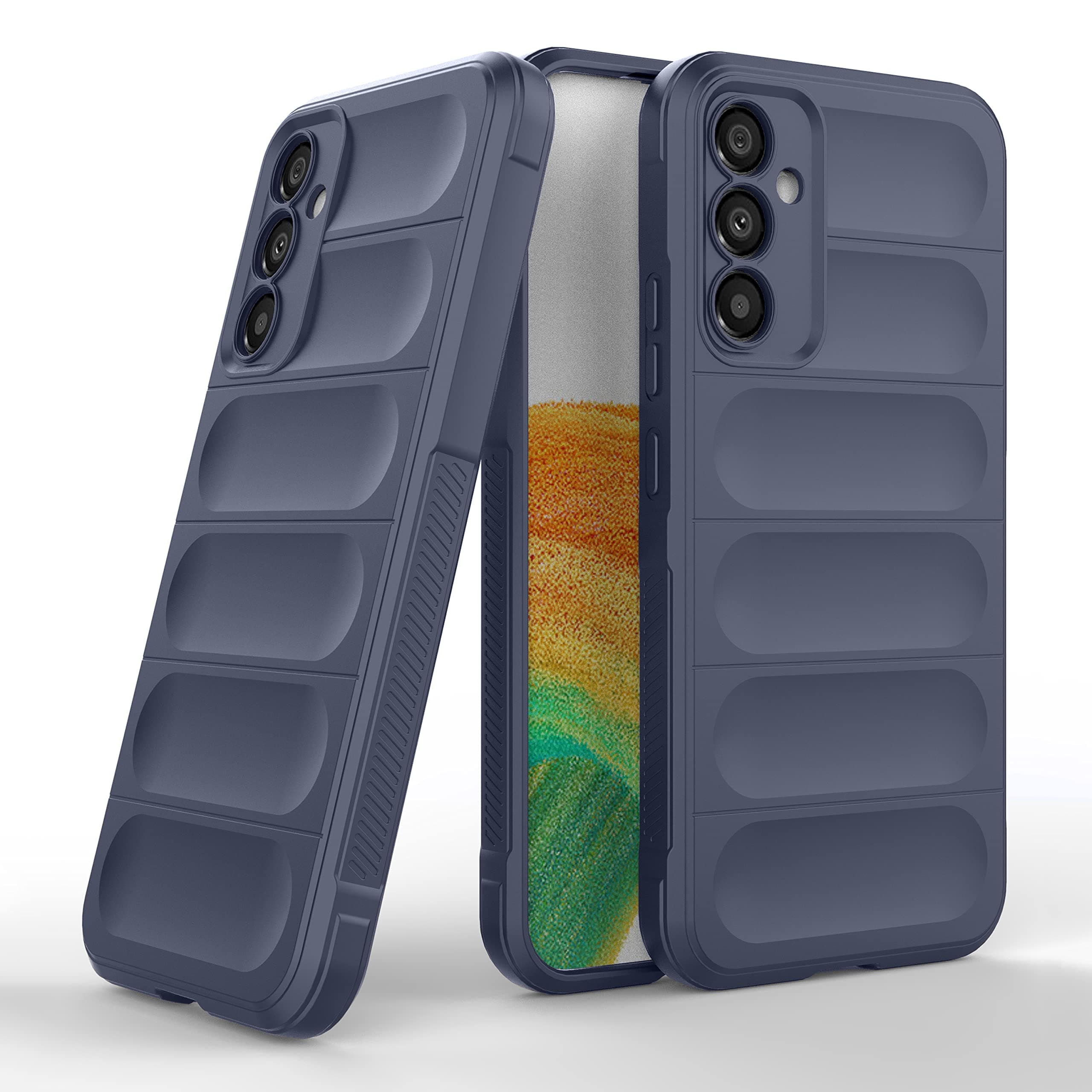 Amazon Brand - Solimo Samsung Galaxy A34 5G Mobile Cover for (Silicone_Sapphire)