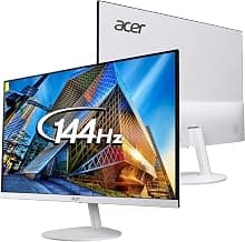 acer SA272 P1 27 Inch Full HD IPS Ultra Slim (7.2mm Thick) Backlit LED Monitor I Zero Frame I 144Hz Refresh I 1 MS VRB I AMD FreeSync I 1xHDMI 1xVGA I Speakers I Eye Care I Eco Display