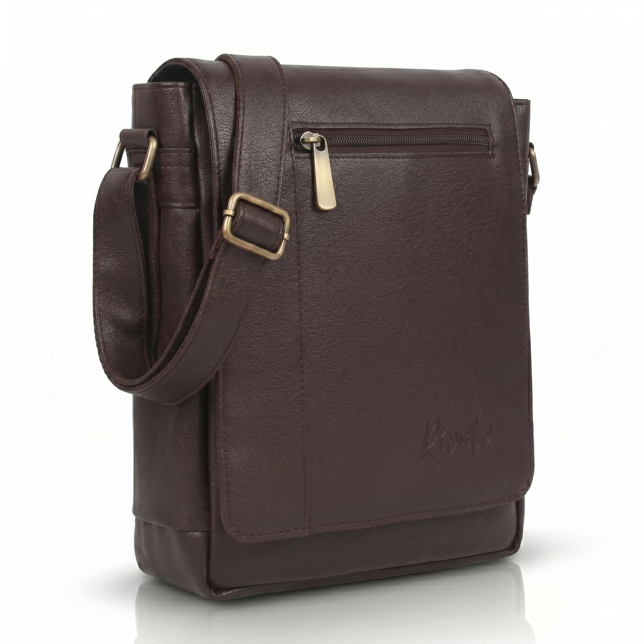RIONTO Flex Sling Bag for Men | Crossbody Side Bag for Men | Multipurpose Shoulder Bag for Office, Travel, Business | Fits Tablet upto 10 inches