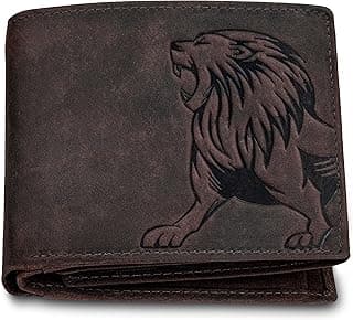 URBAN FOREST Leo Vintage Brown Leather Wallet for Men of All Ages
