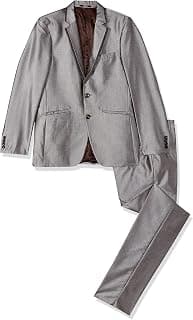 Raymond Rayon Blend Men's Full Sleeve Contemporary FIT Medium Brown Formal Suit (RIDY00285-O3 92)