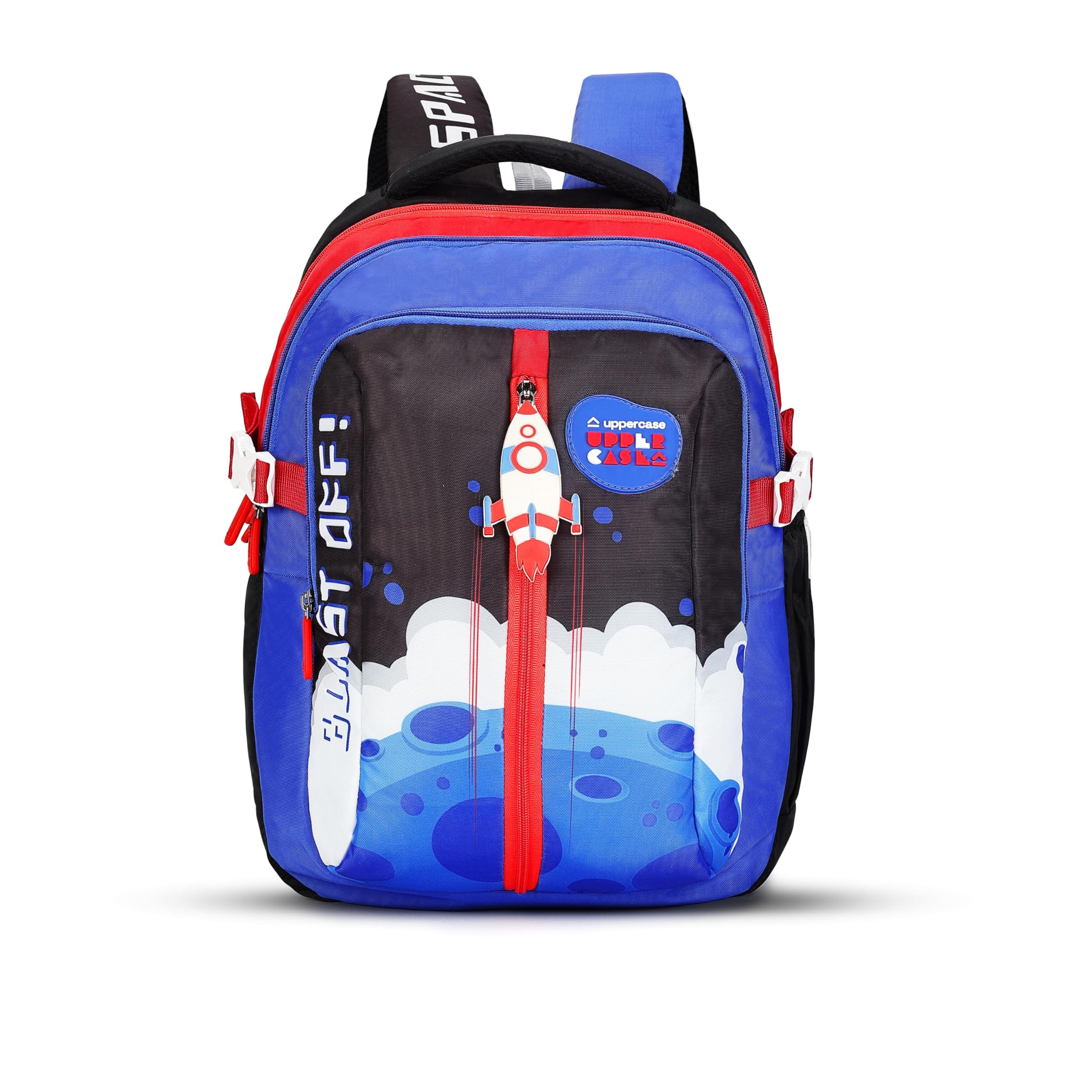 uppercase Sprout School Backpack | Well-Padded, Double Compartment, Organizers, Side Bottle Pocket | For Boys & Girls | 500 Days Warranty