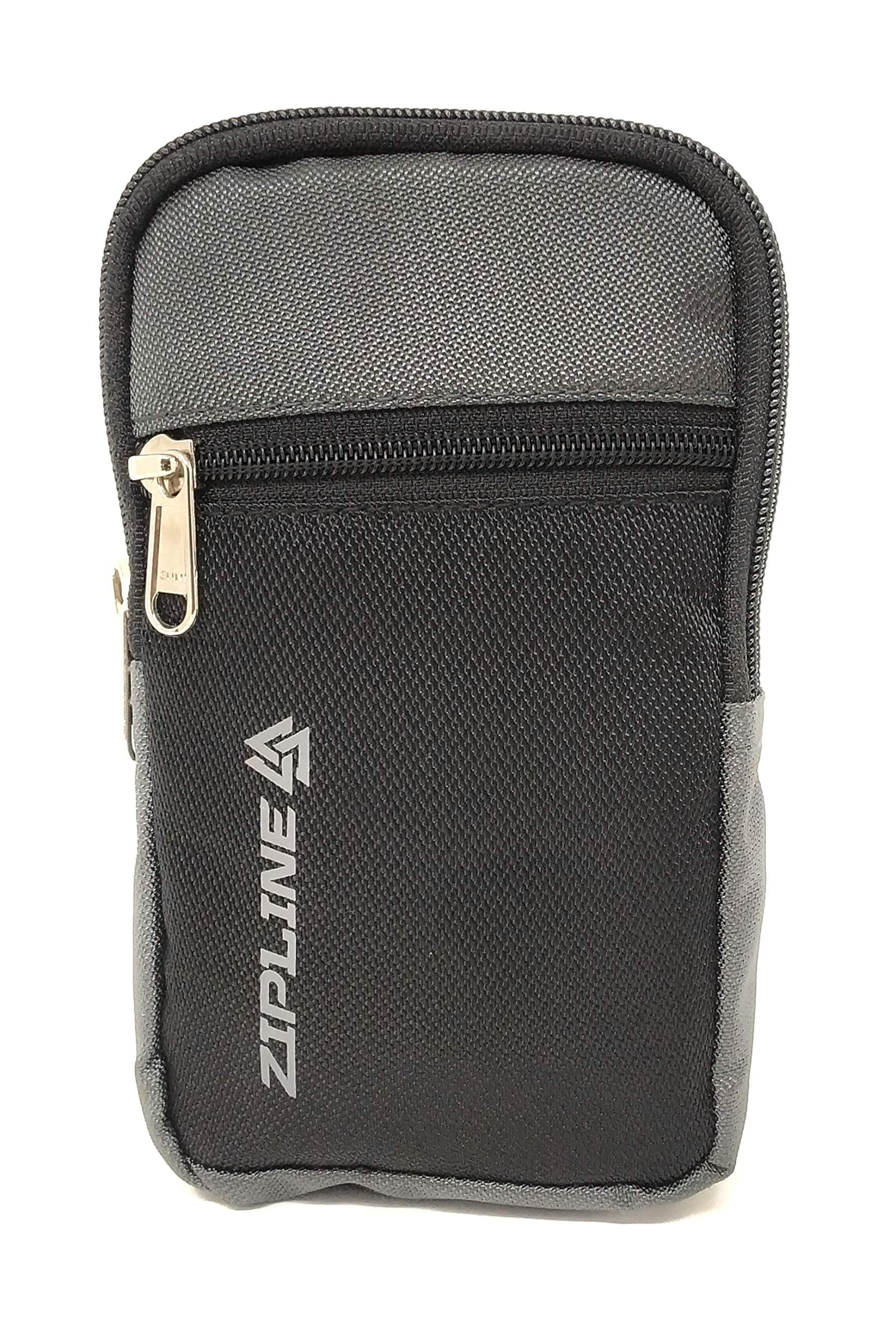Zipline Unisex Multipurpose Vertical Travel Pouch with Belt Loop for Mobile Earphones Money & Cards