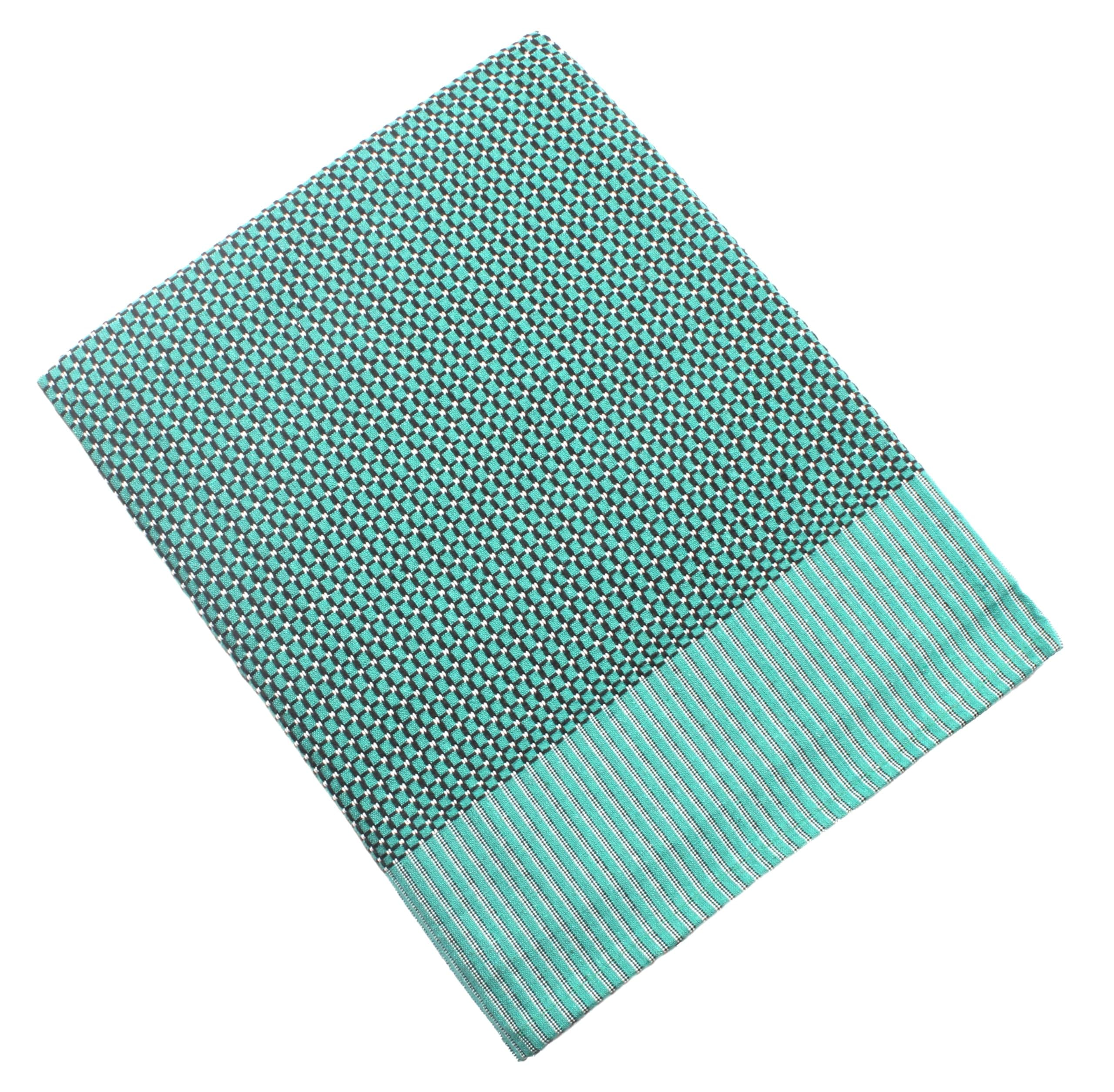 THARUNSHA ELITE Cotton Bedsheet/Blanket/Solapur Chaddar - (60x90 inch) Pack of 1 Green