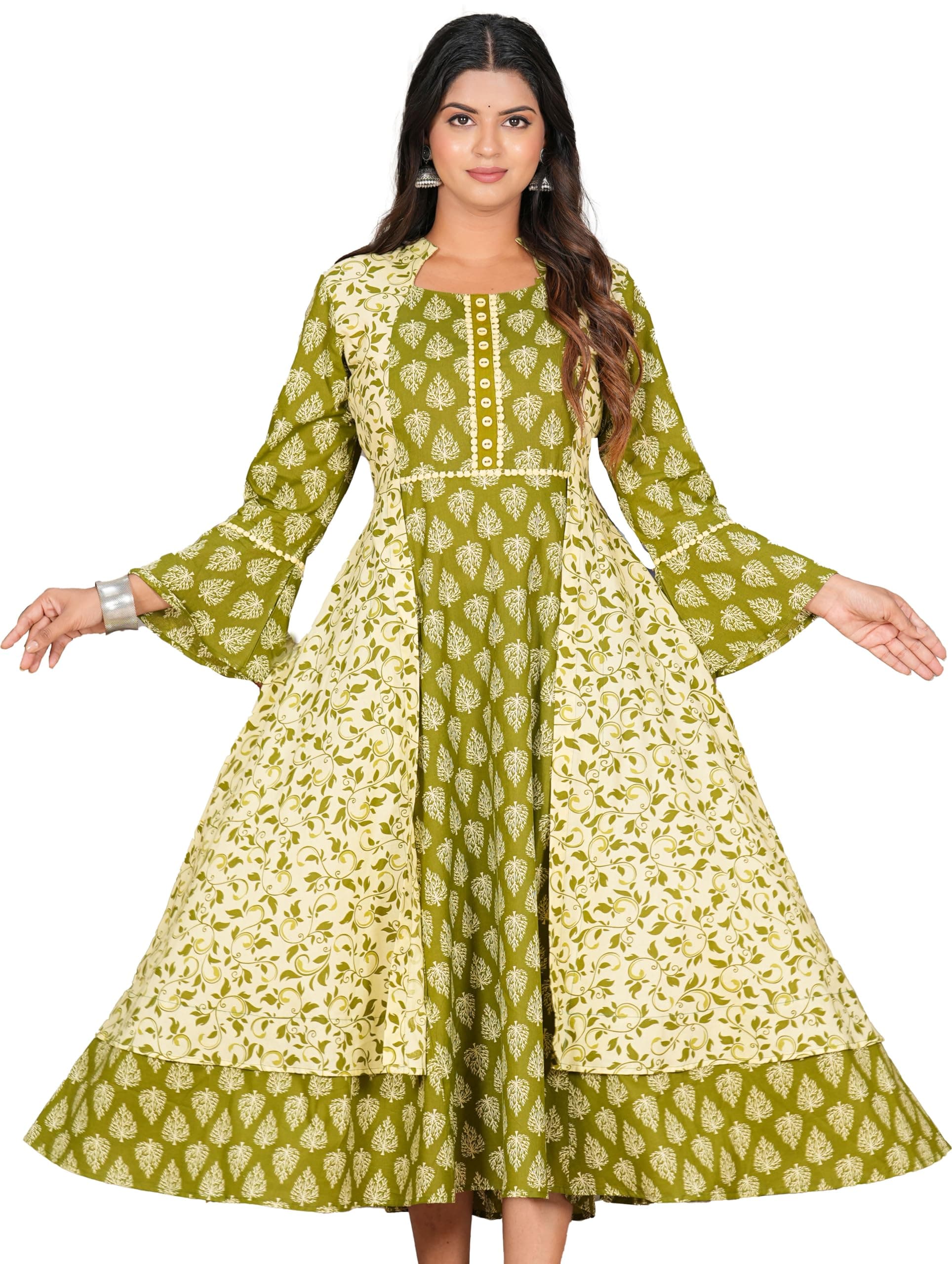 Yash Gallery Women Cotton Regular Kurta
