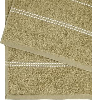 TRIDENT Cotton Bath Towel Sanitized Finish, Quick Dry, Travel Friendly Bath Towel,Size- 150x75 cm, Color - Incense Wood
