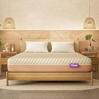Wakefit ErgoTech EcoLatex Infiniti Mattress | 12 Years Warranty | Single Size Mattress | 10-Inch Bed Mattress | 72x36x10 inches, Firm Comfort, Creme Beige
