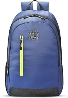 Gear Navy Blue and Green Casual Backpack (BKPECOBP40503)