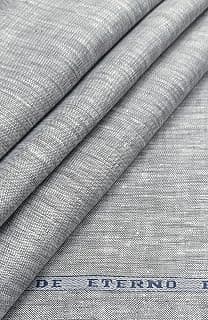 Raymond Elegant Raymond Pure Linen Blend Shirting Fabrics Style Meets Sophistication (Grey)