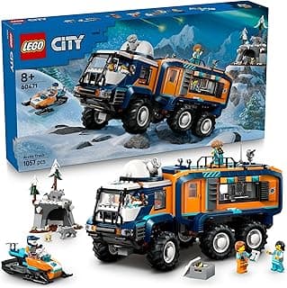LEGO City Arctic Explorer Science Lab Truck Toy Building Set 60471 Building Blocks Toys for 8+ Gift for Boys and Girls