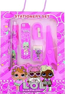 7horse LOL Cartoon Charactor Stationery Set Combo of Kids Accessories.