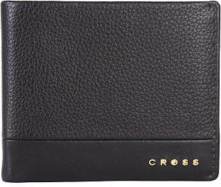 Cross Branded Wallet for Men Leather Original | Premium Wallet for Men Stylish Money Bifold Genuine Leather Gents Purse with 6 Card Holder Slots - Coffee