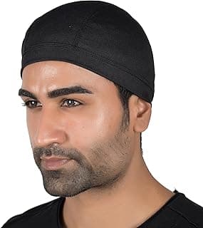 Le Gear Le Gear Dri-Fit Helmet Skull Cap (Black), for Unisex, Pack of 1, Free Size