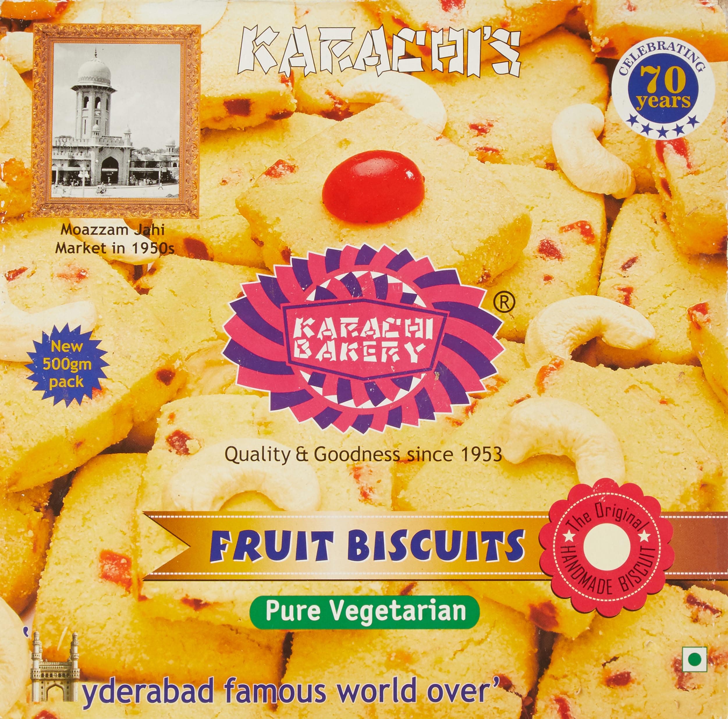 Karachi Bakery Premium Fruit Biscuit, 500g