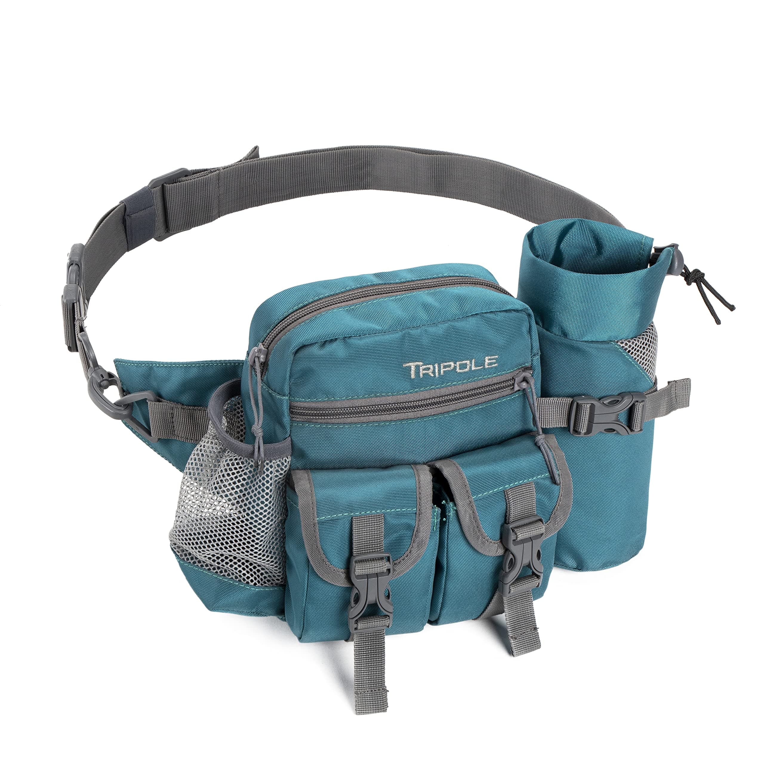 Tripole Waist Pack with Detachable Bottle Holder - Multi-Utility Waist and Sling Bag for Hiking, Cycling, and Backpacking