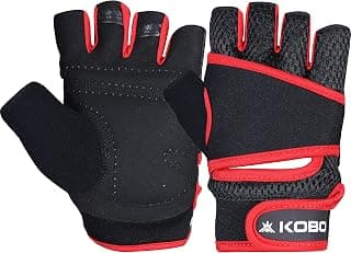 Kobo WTG-63 Weight Lifting Gym Gloves Hand Protector for Fitness Training