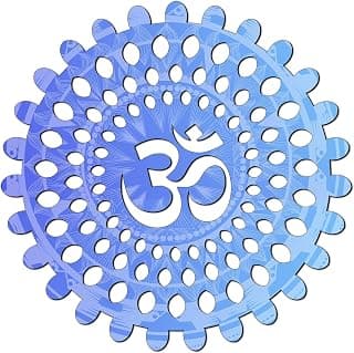 APS ART PLUS STORE Wooden Om Wall Sculpture For Wall Decor, Designer Wooden Om Sculpture For Home And Office Wall Decor Stylish