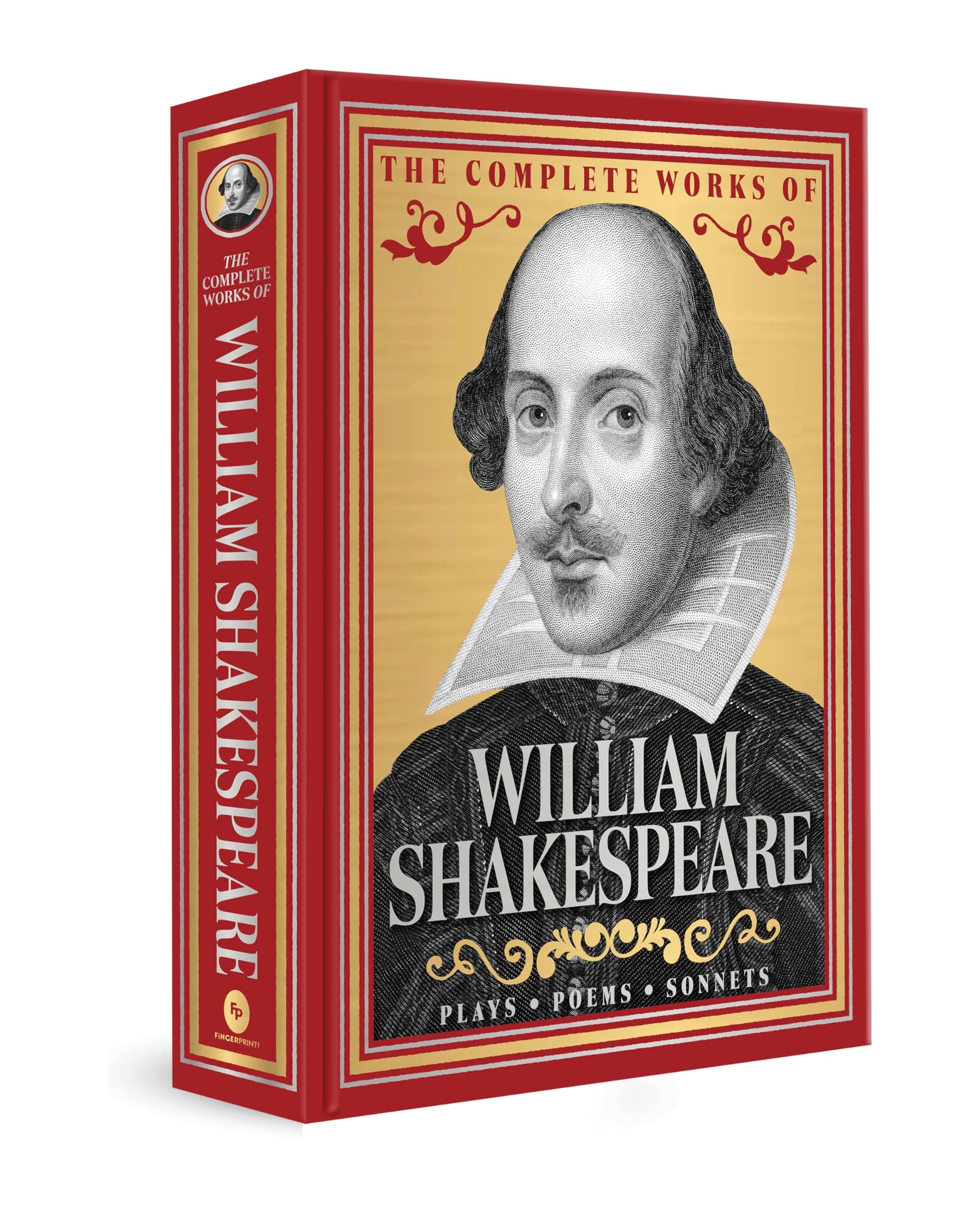 The Complete Works of William Shakespeare (Deluxe Hardbound Edition) (Fingerprint Classics)