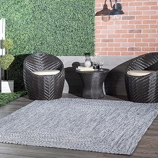 SEALION Home Decor Cotton Rug, Natural Fibers, Braided Reversible Cotton Carpet for Bedroom Living Room, Dining Room, Hall, Office, 3x5 feet