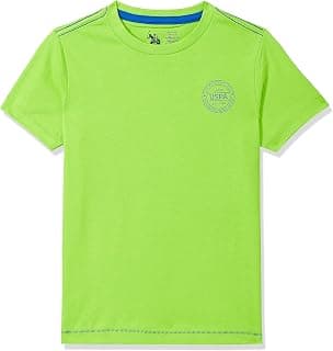 U.S. POLO ASSN. Men's IKEA Boys Ribbed Neck Cotton Lounge T-Shirt - Pack of 1