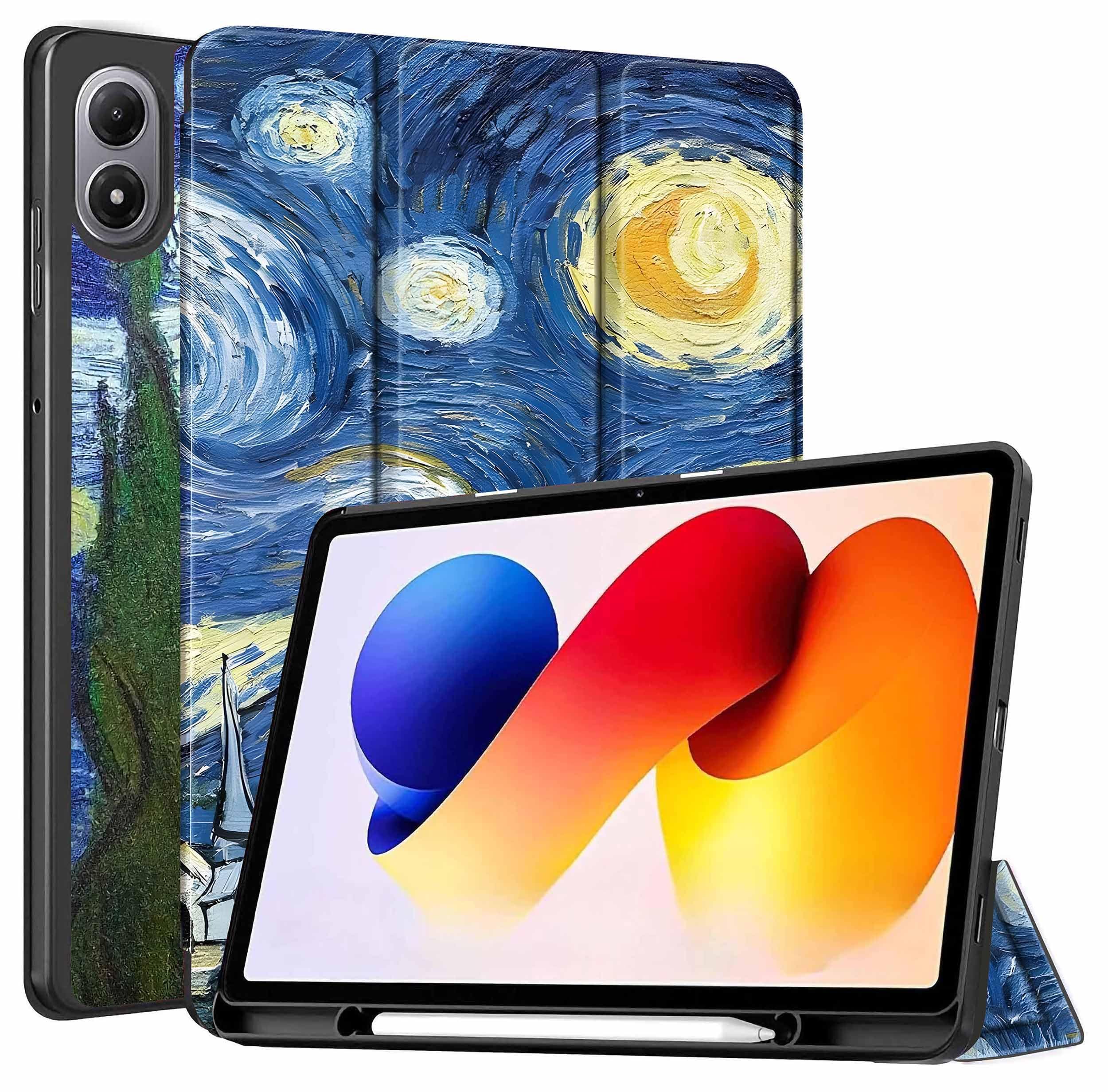 ProElite Cover for Redmi Pad 2 Pro 12.1 inch Case, Soft Flexible Flip Case Cover for Redmi Pad 2 Pro 12.1 inch with Pen Holder, Support Auto Sleep Wake, [Recoil Series] - Starry Night