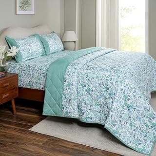 maspar 115 GSM Cotton Single Bed Quilt for Summer AC Rooms – Can Be Used as Comforter & Quilted Bed Cover